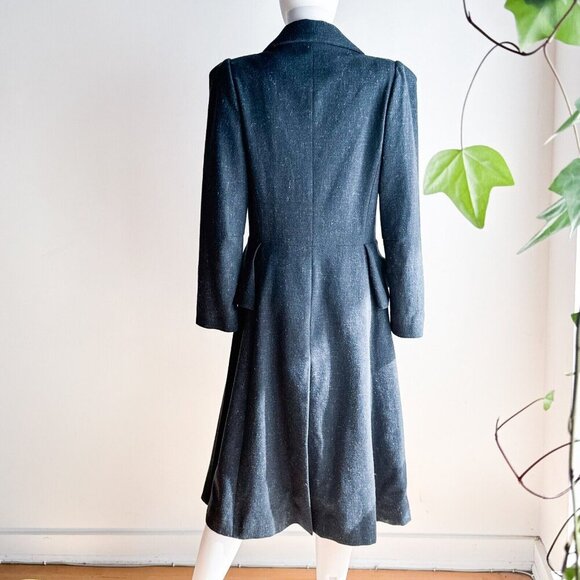 Vivienne Westwood Dust Blue Grey Lightweight Wool Blend Coat 46/M - Picture 8 of 13